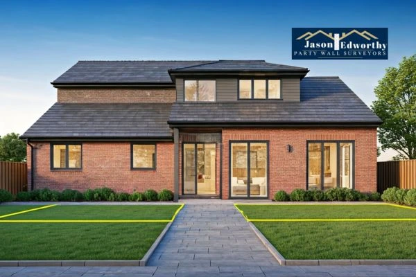 Home extension focusing on boundary line Blackburn